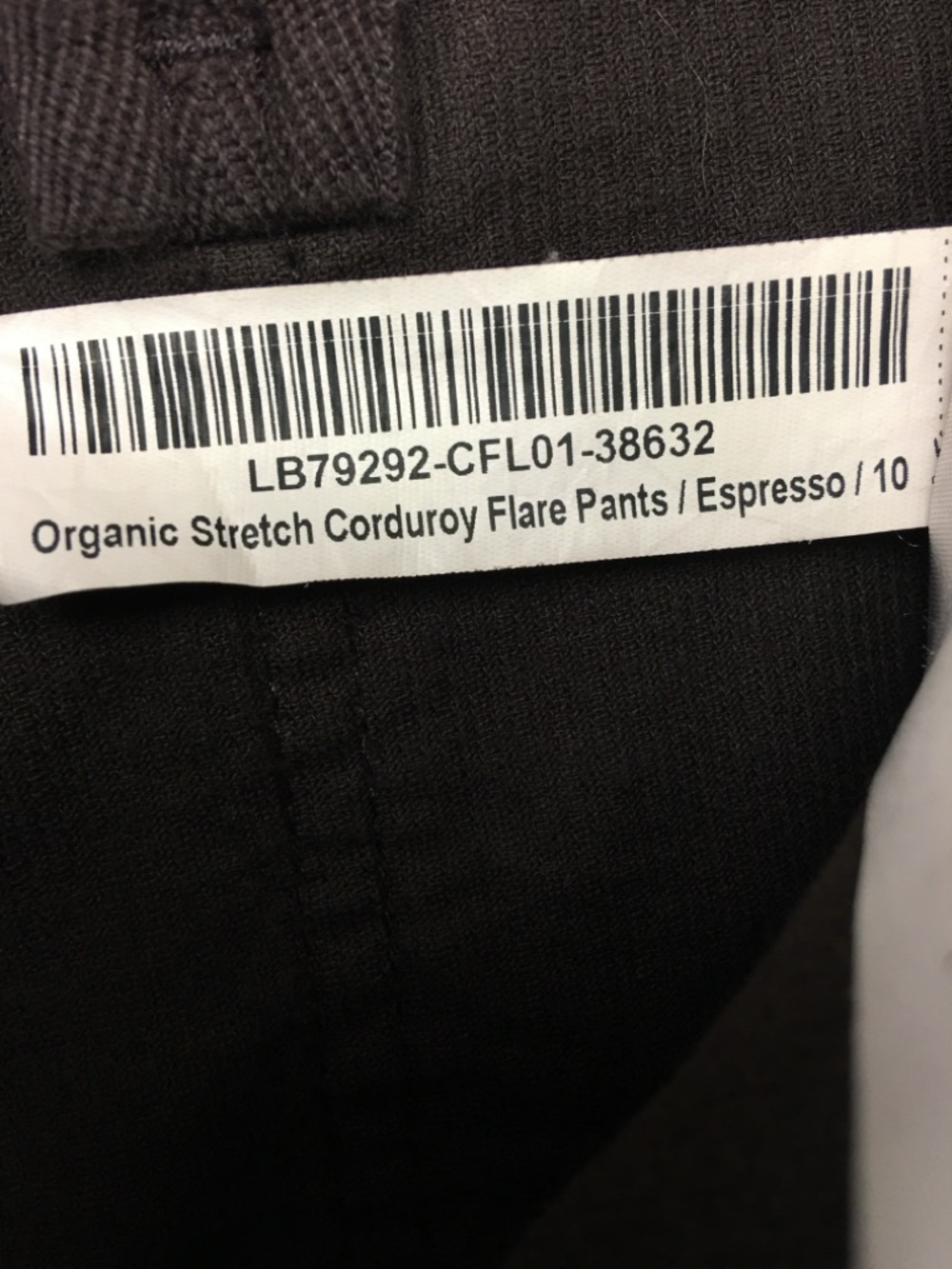 Quince Organic Stretch Corduroy Flare Pants In Espresso Size 10 - Picture 11 of 14